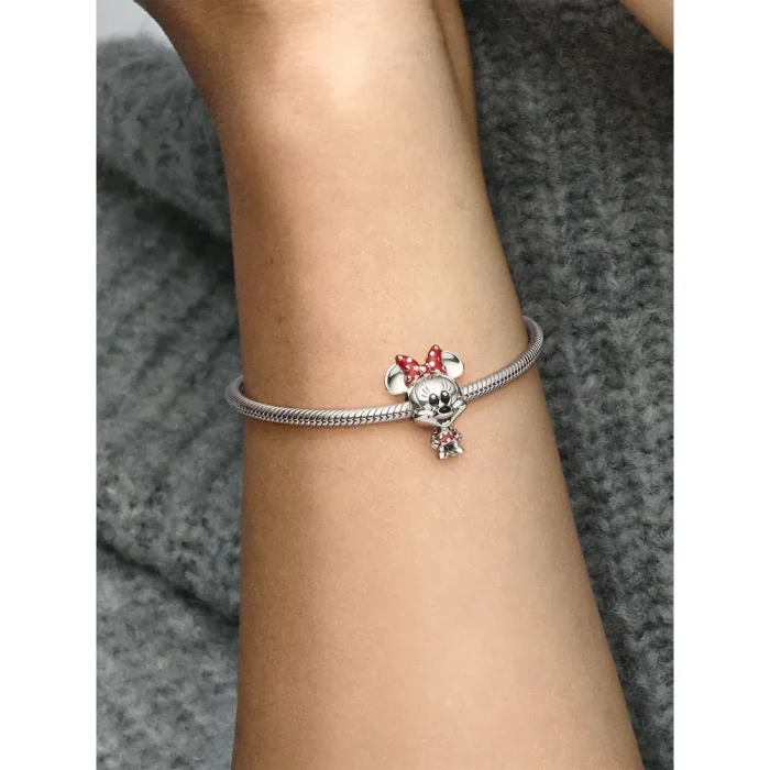 Disney Minnie Mouse Dotted Dress & Bow Charm - Image 2