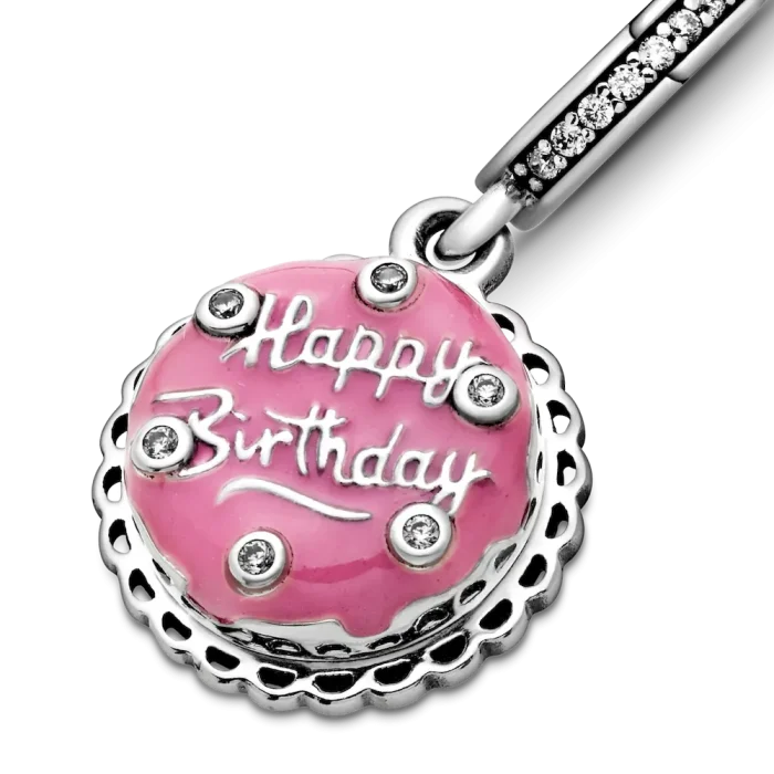 Happy Birthday to You Studded Charm Bracelet Set - Image 8