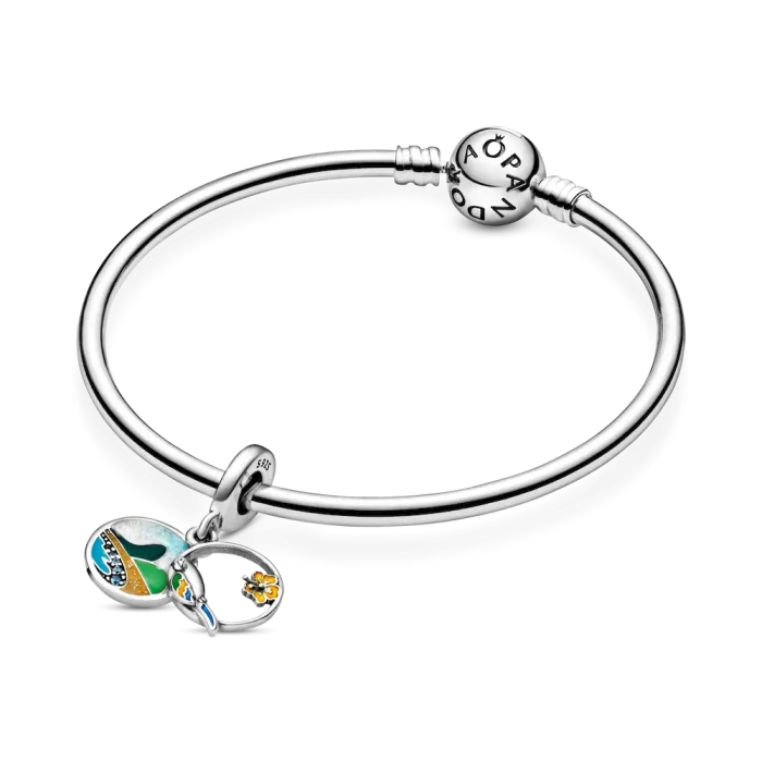 FINAL SALE - Brazil Beach & Parrot Dangle Charm - Image 7