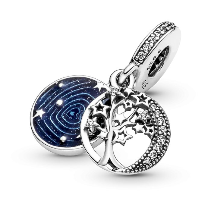 Double Dangle Tree & Galaxy Moon Charm - Image 7