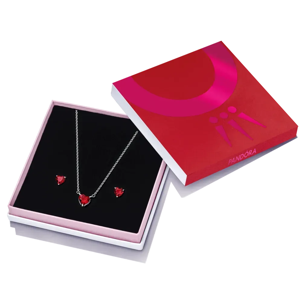 Sparkling Red Heart Gift Set