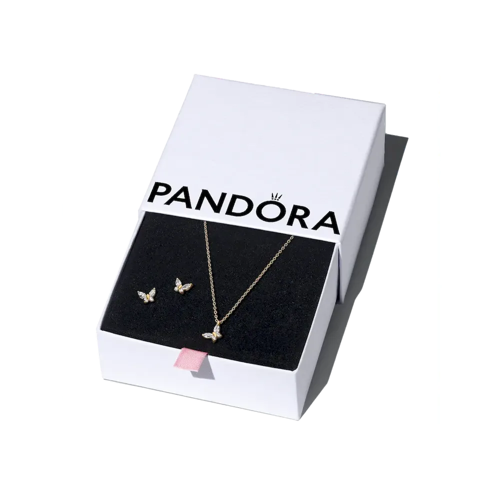 Golden Butterfly Jewelry Gift Set