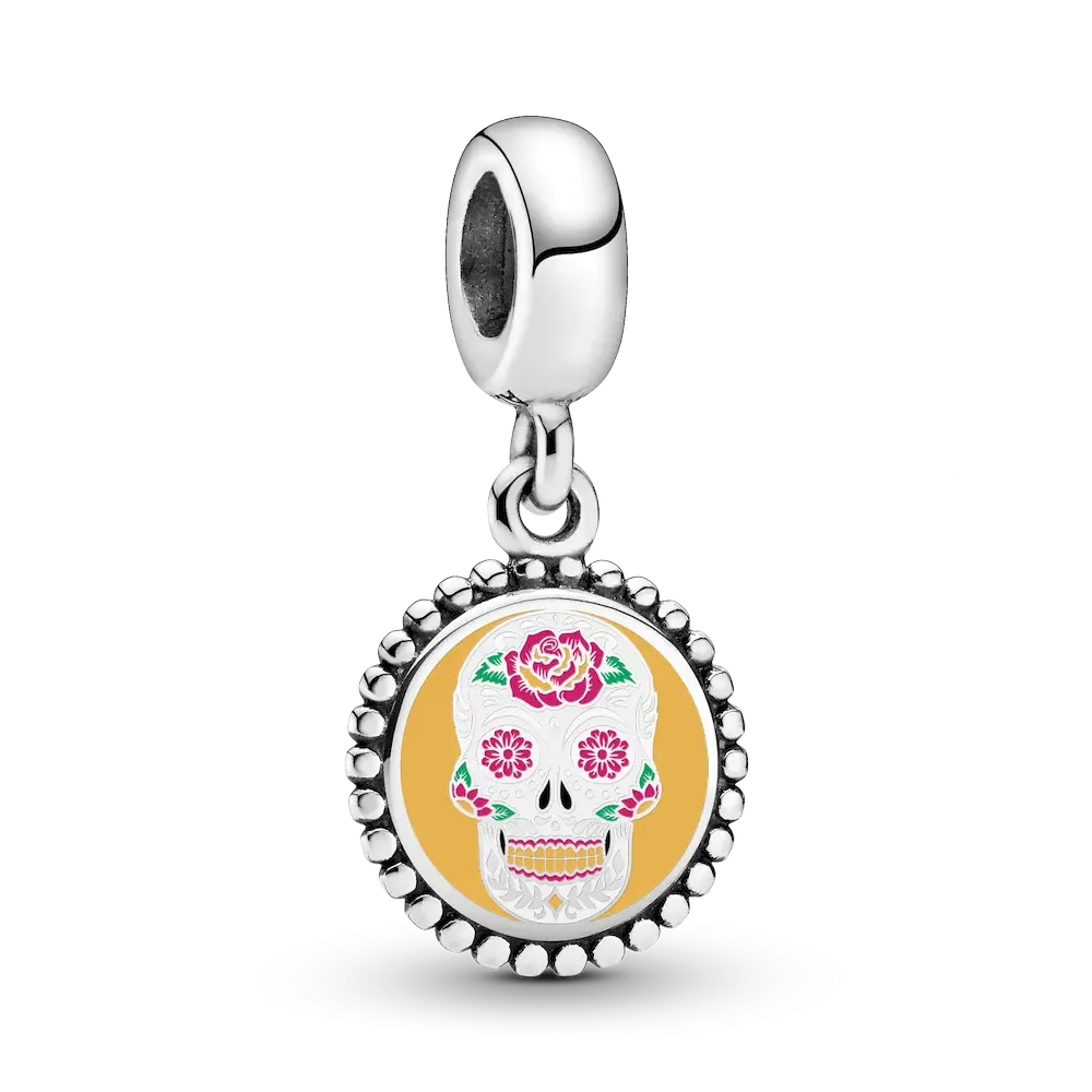 Sugar Skull Dangle Charm
