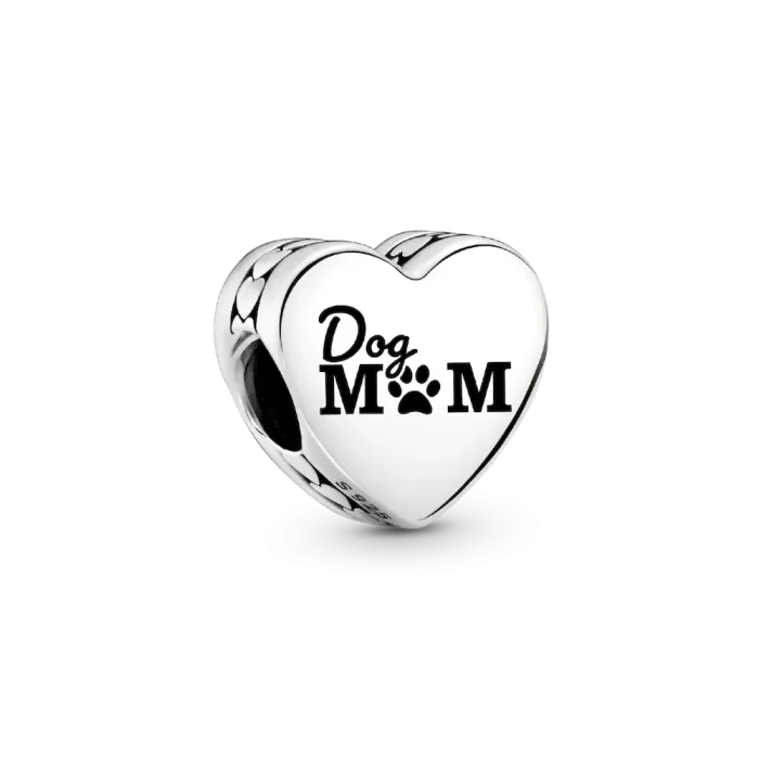 Dog Mom Heart Charm - Image 2