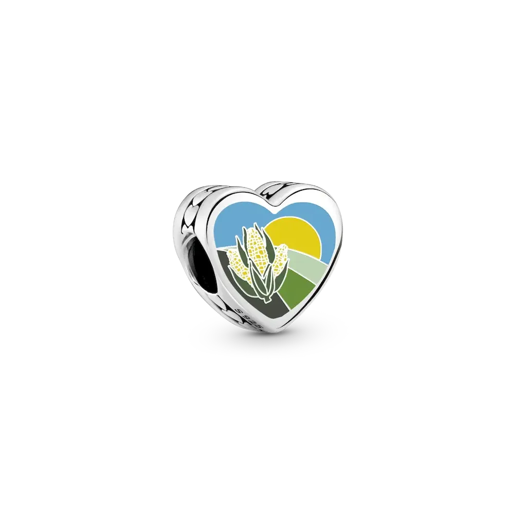 Iowa Heart Charm