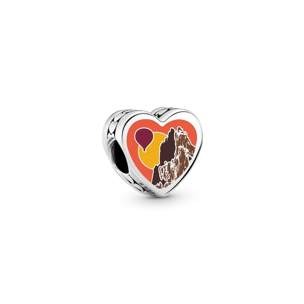 New Mexico Heart Charm