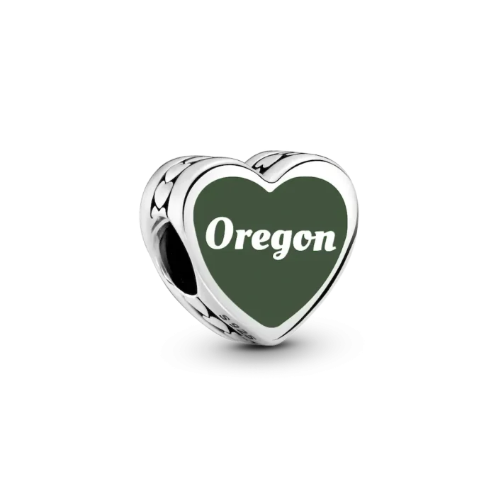 Oregon Heart Charm - Image 2