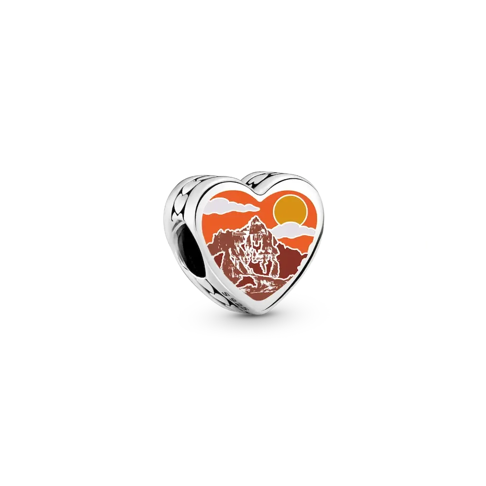 South Dakota Heart Charm