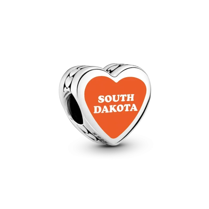 South Dakota Heart Charm - Image 3