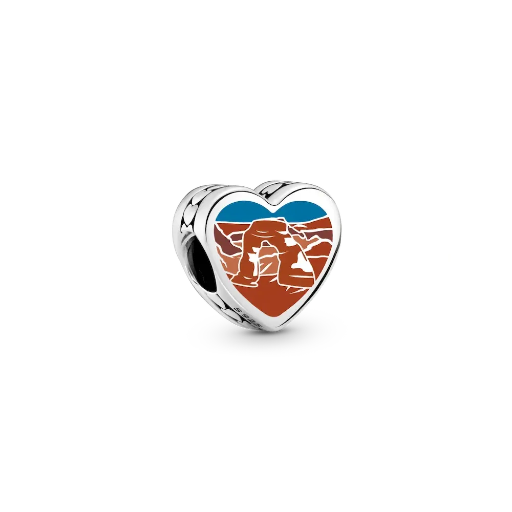 Utah Heart Charm