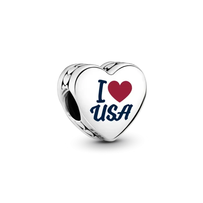 USA Heart Charm - Image 2