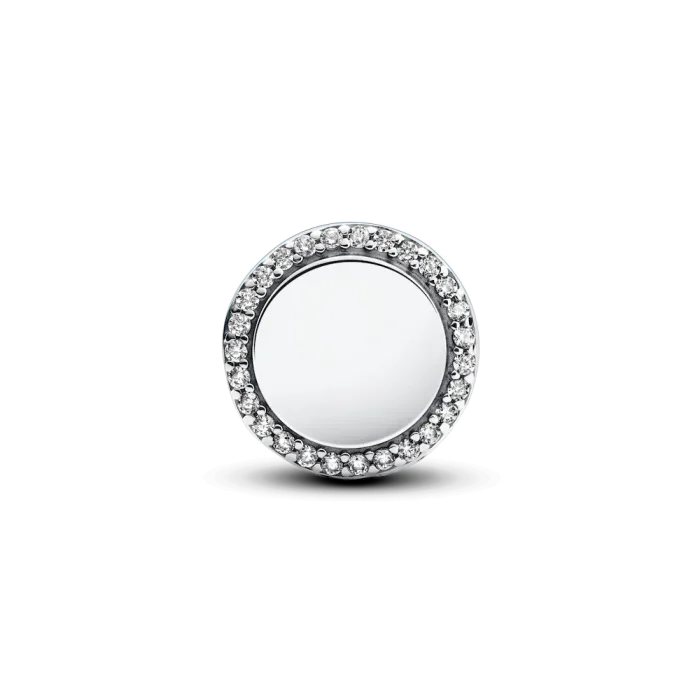 Engravable Beach Heart Scene Charm - Image 2