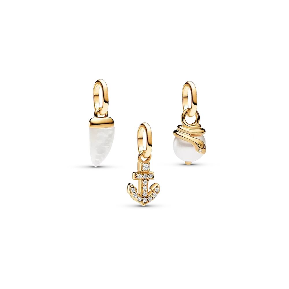 Pandora ME Nautical Anchor Charm Trio