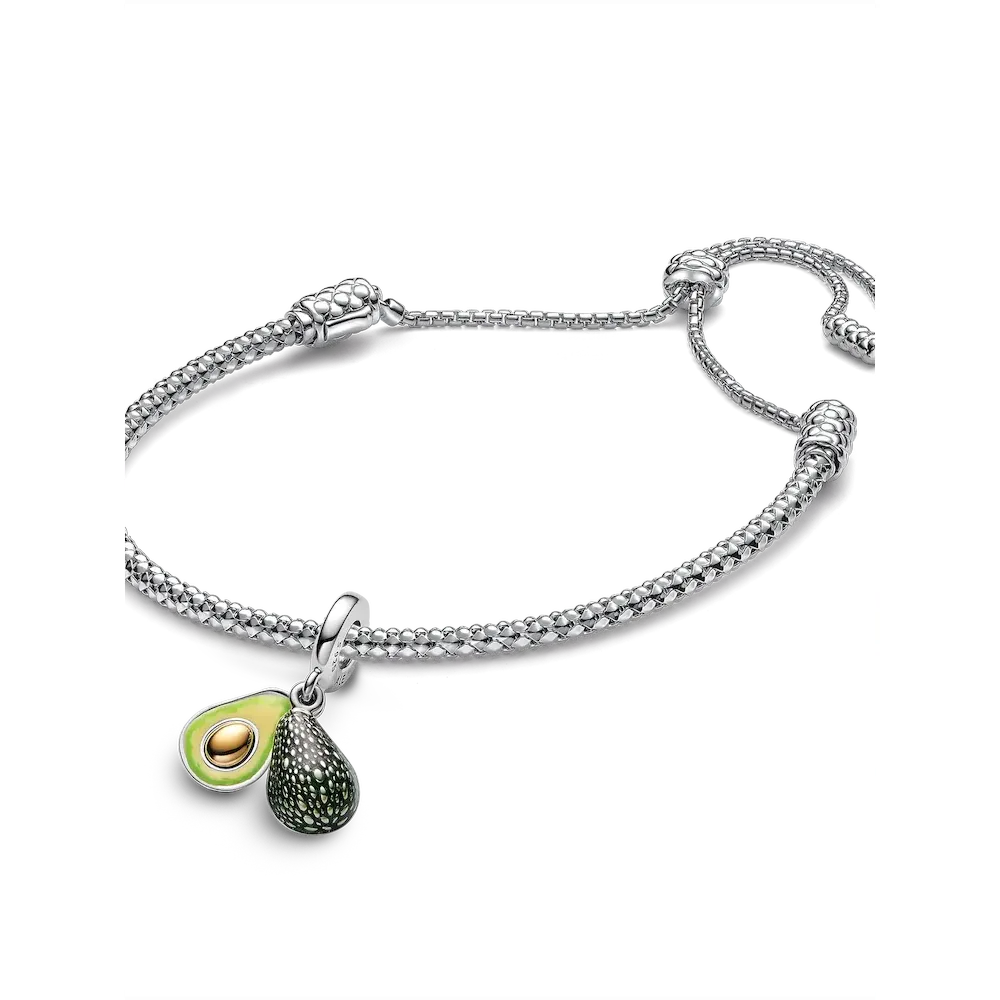 Avocado Dangle Charm Bracelet Set
