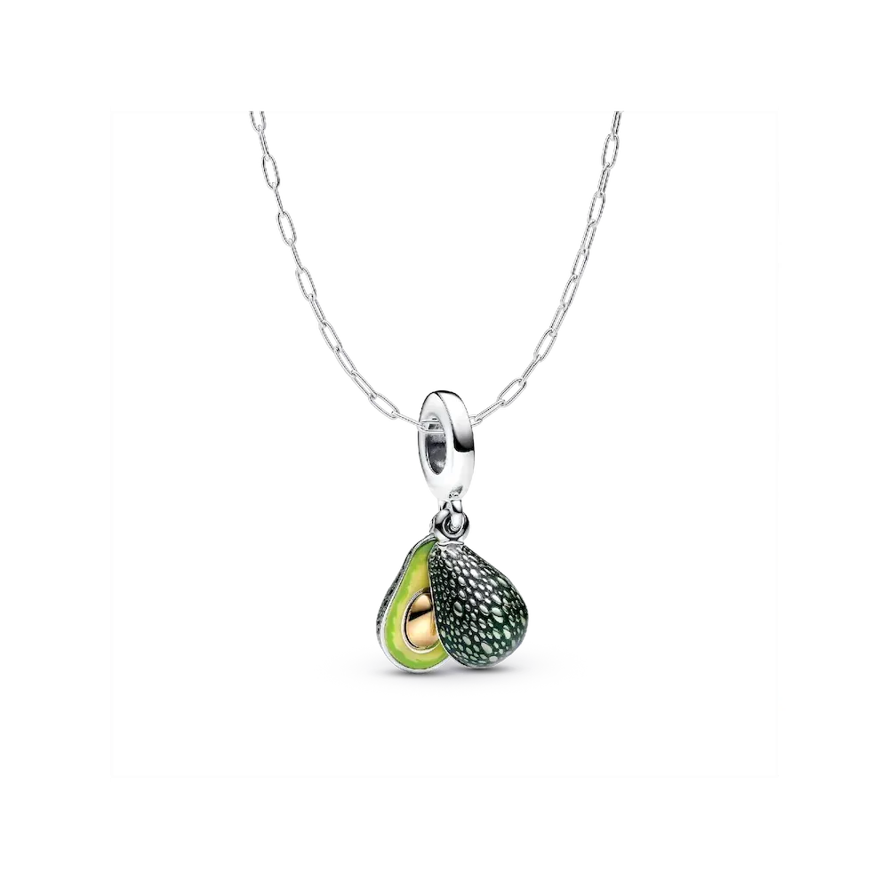 Avocado Dangle Charm Necklace Set