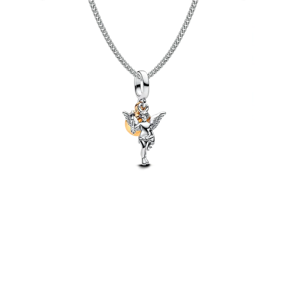 Cupid Dangle Charm Necklace