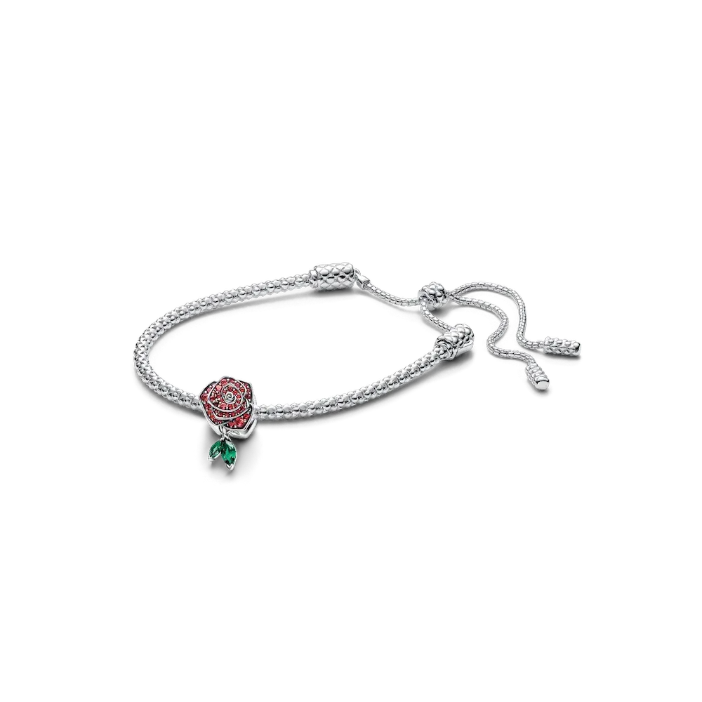 Rose in Bloom Charm Bracelet