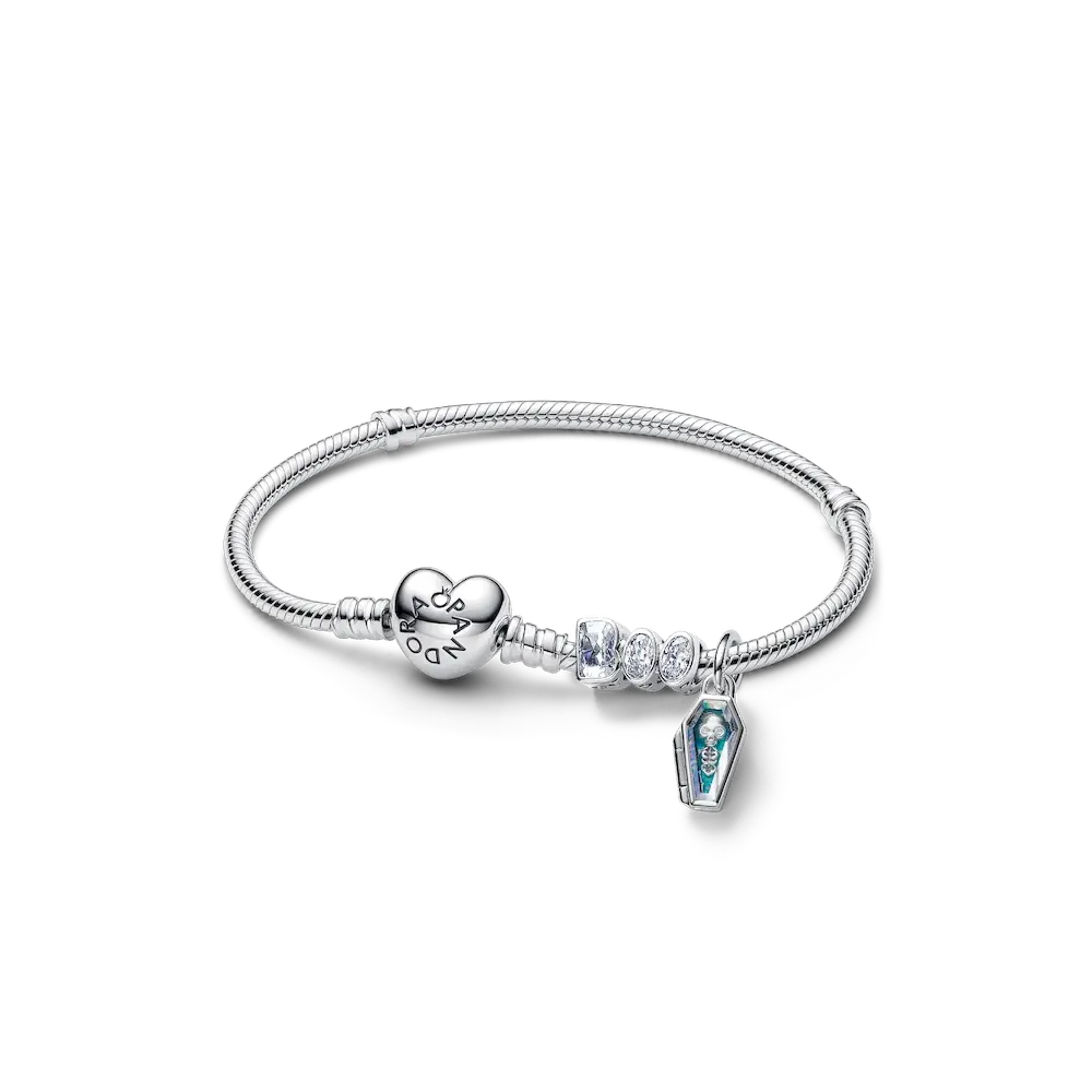 Glow in the Dark Halloween Charm Bracelet Set