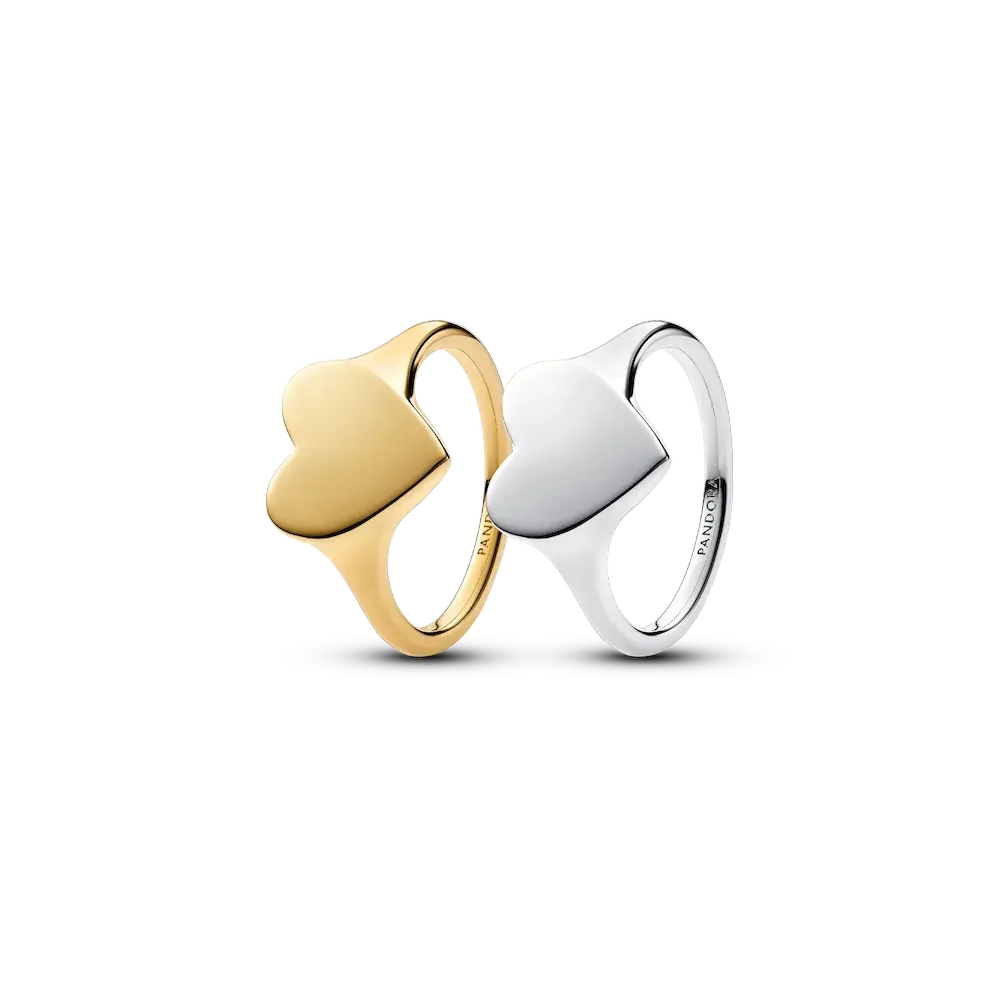 Engravable Love Notes Heart Ring Set