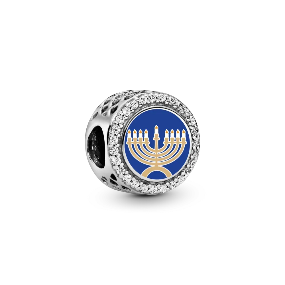 Love and Light Menorah Charm