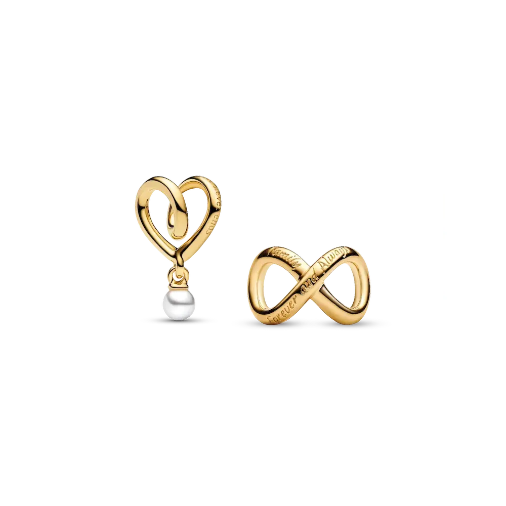 Forever and Always Family Charm Duo