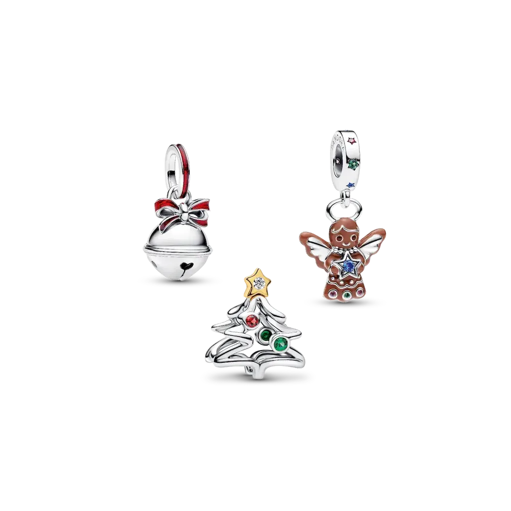Deck the Halls Charm Trio