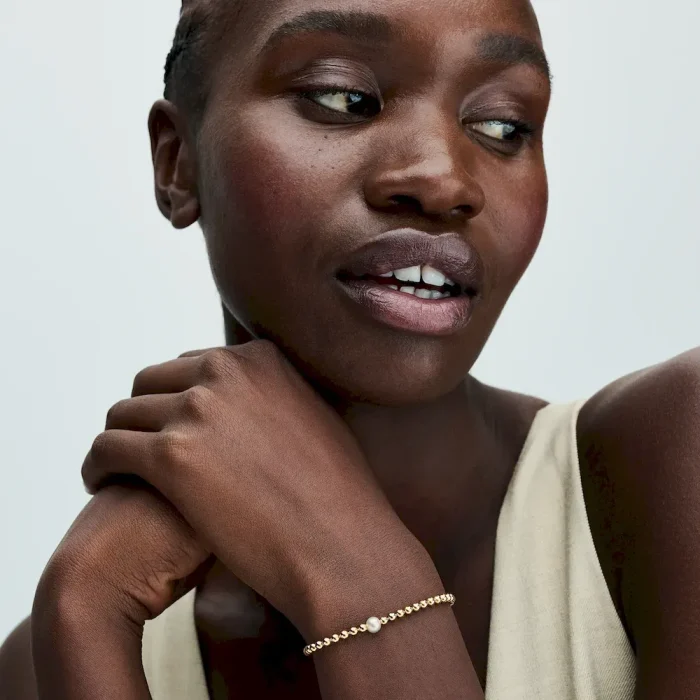 Treated Freshwater Cultured Pearl & Beads Bracelet - Image 3