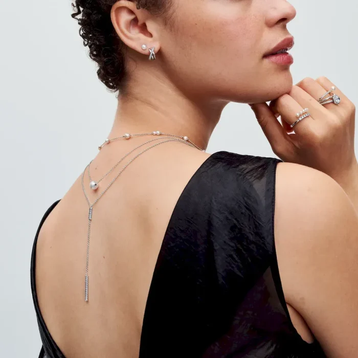 Treated Freshwater Cultured Pearl Collier Necklace - Image 4