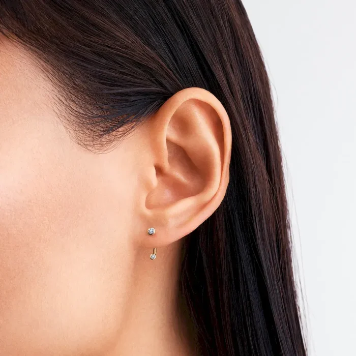 Lab-Grown Diamond Open Earring and Ring Set - Image 5