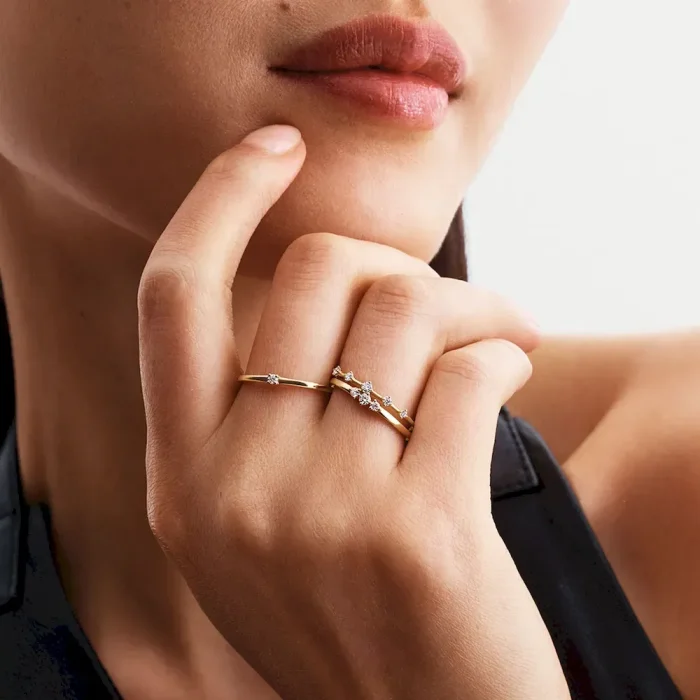 Lab-Grown Diamond Station Earring and Ring Set - Image 6