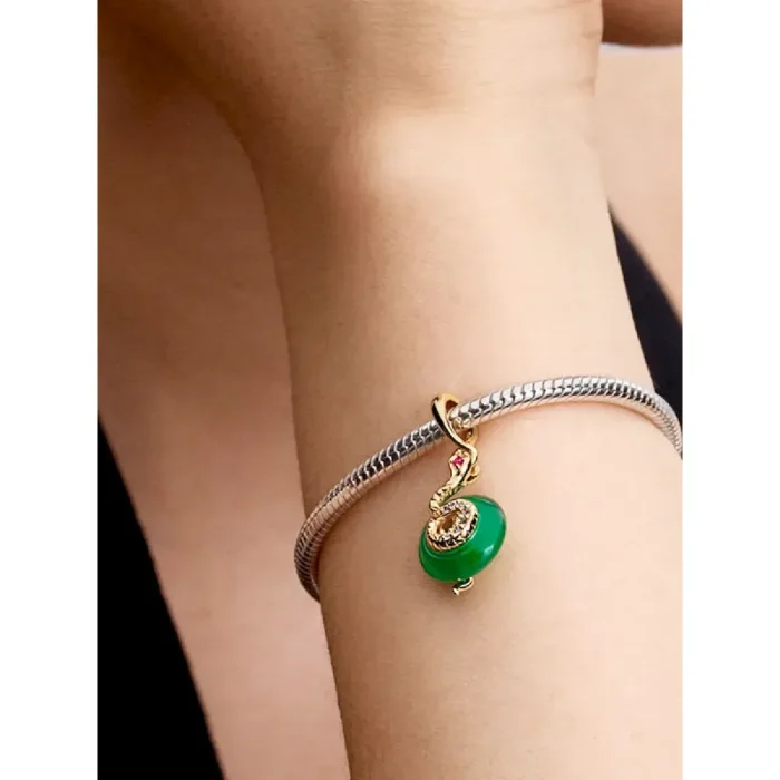 Lunar New Year Snake Clasp & Chain Charm Bracelet Set - Image 5