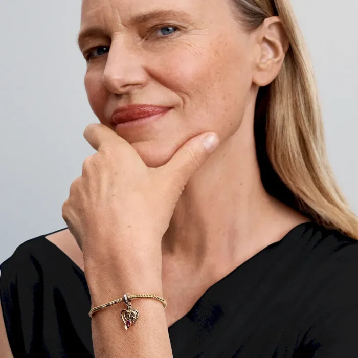 Arrow of Love Bracelet and Engravable Charm Set - Image 6