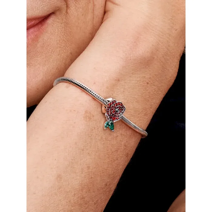 Rose in Bloom Charm Bracelet - Image 4