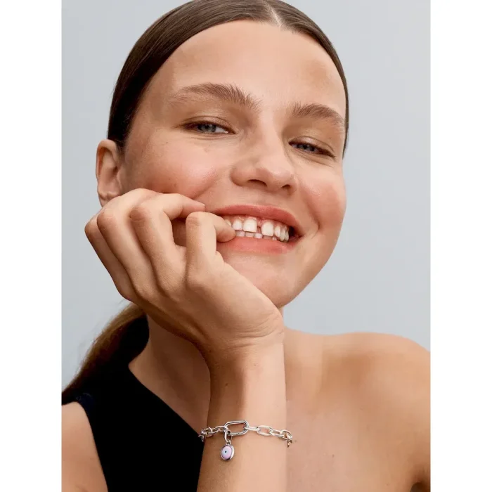 Engravable Evil Eye Murano Glass Mini Dangle Charm - Image 3