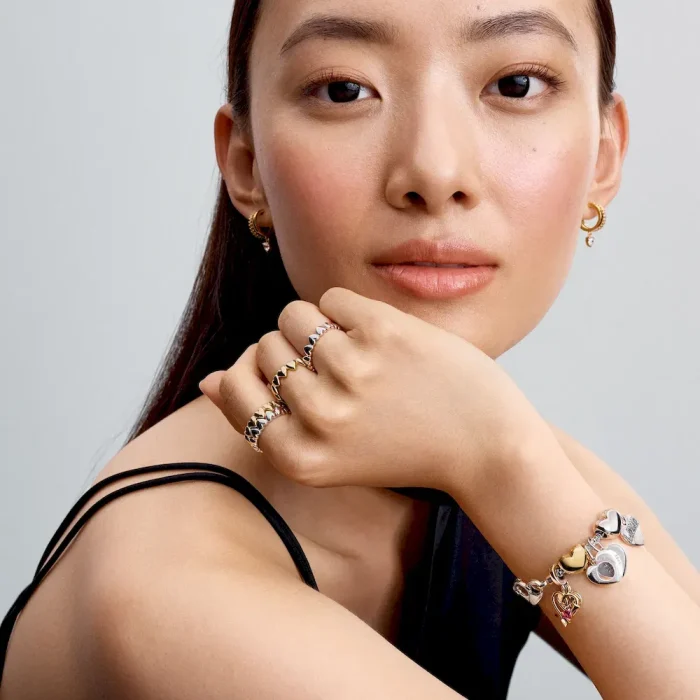 Arrow of Love Bracelet and Engravable Charm Set - Image 5