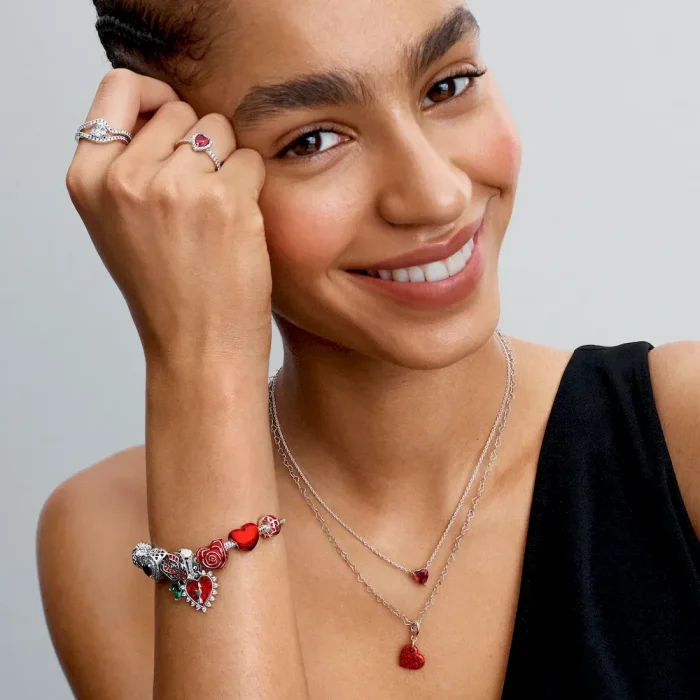 Heart and Arrow Charm Bracelet Set - Image 16