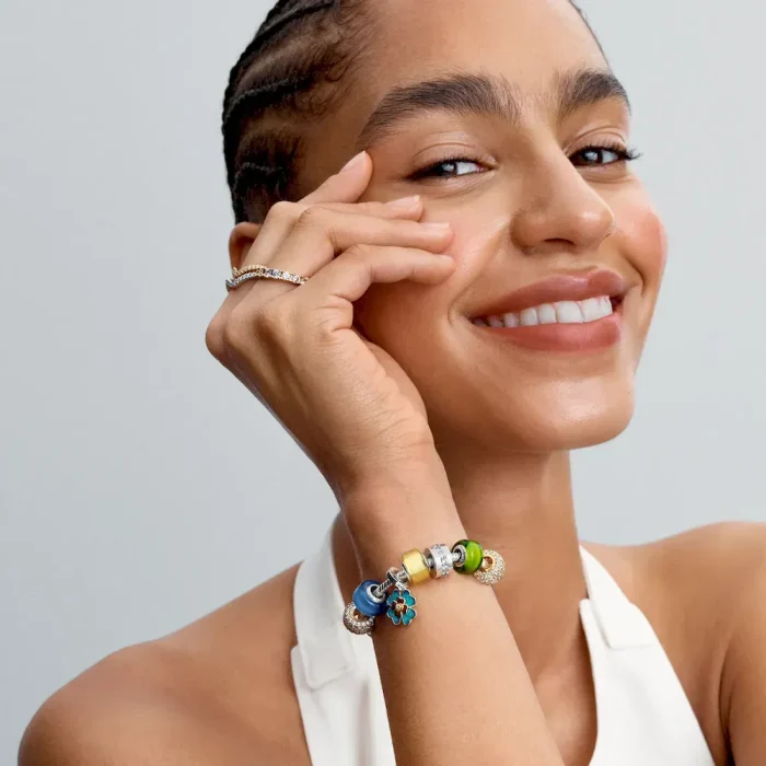 Golden Mini Murano Glass Charm - Image 5