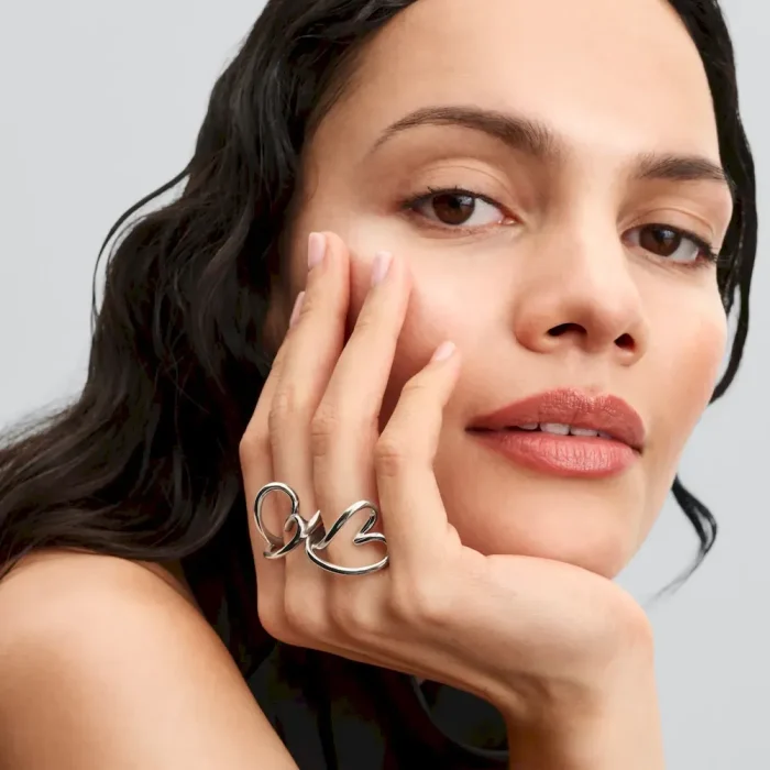 Organically Shaped Heart Ring - Image 4