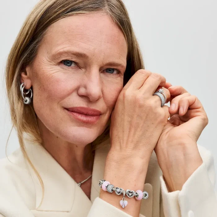 Mom Opalescent Heart Dangle Charm - Image 3