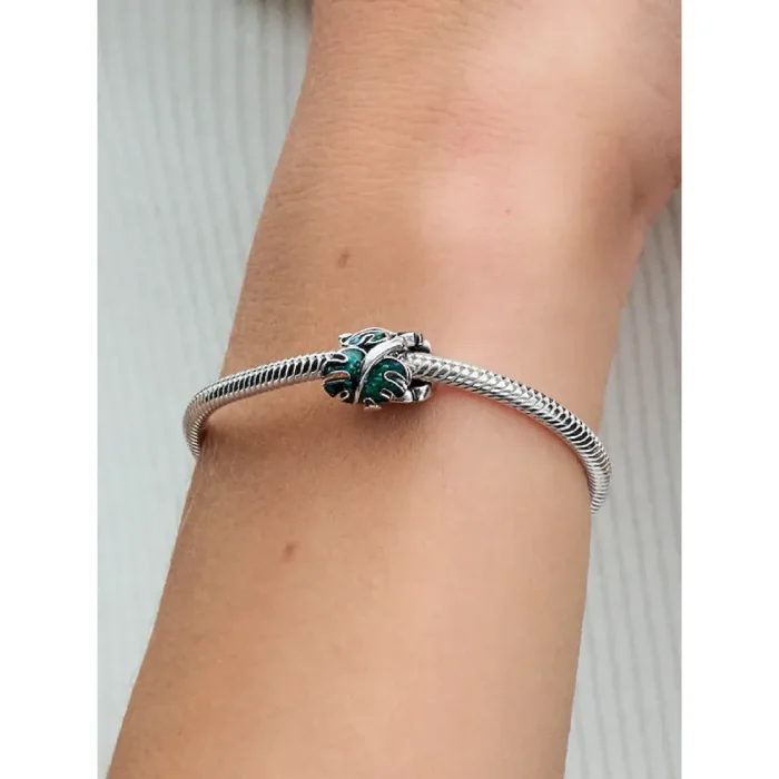 Green Monstera Leaves Charm - Image 2