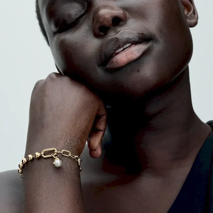 Pandora ME Snake Pearlescent Mini Dangle Charm - Image 3