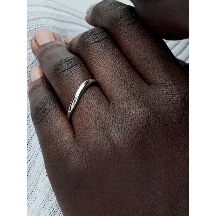 Organically Shaped Band Ring - Image 3