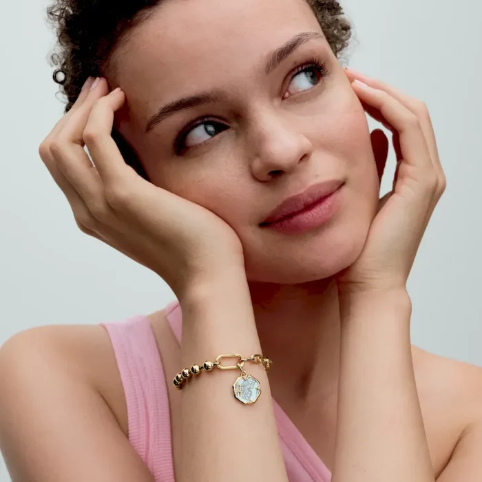 Pandora ME Pearlescent Butterfly Medallion Charm - Image 3