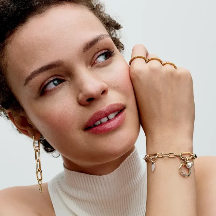 Pandora ME Snake Pearlescent Mini Dangle Charm - Image 4