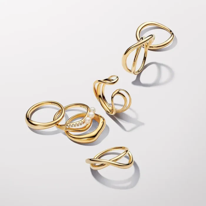 Organically Shaped Infinity Ring - Image 6