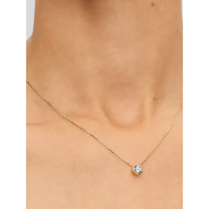 Pandora Era Bezel Lab-Grown Diamond Pendant Necklace - Image 3