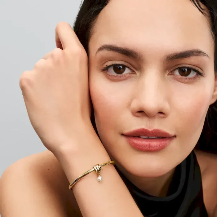 Treated Freshwater Cultured Pearl Ribbon Charm - Image 3