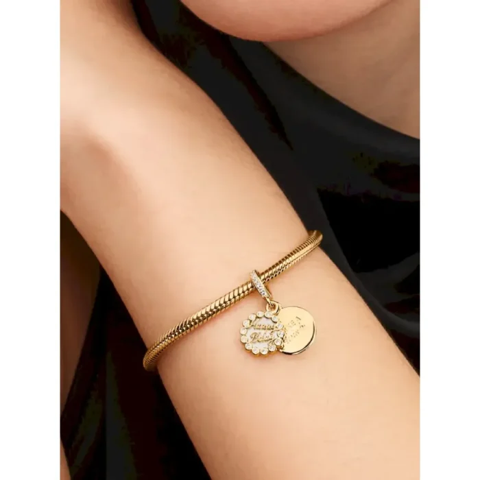 Happy Birthday Cake Dangle Charm - Image 2