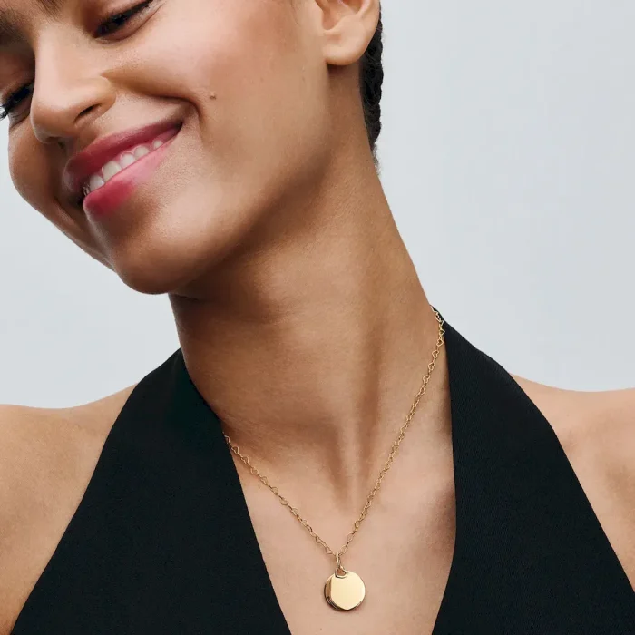 Engravable Round Tag Dangle Charm - Image 4