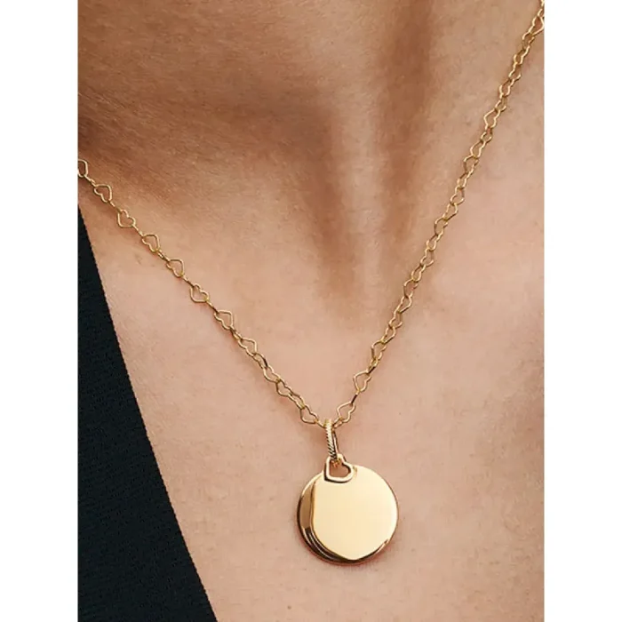 Engravable Round Tag Dangle Charm - Image 2